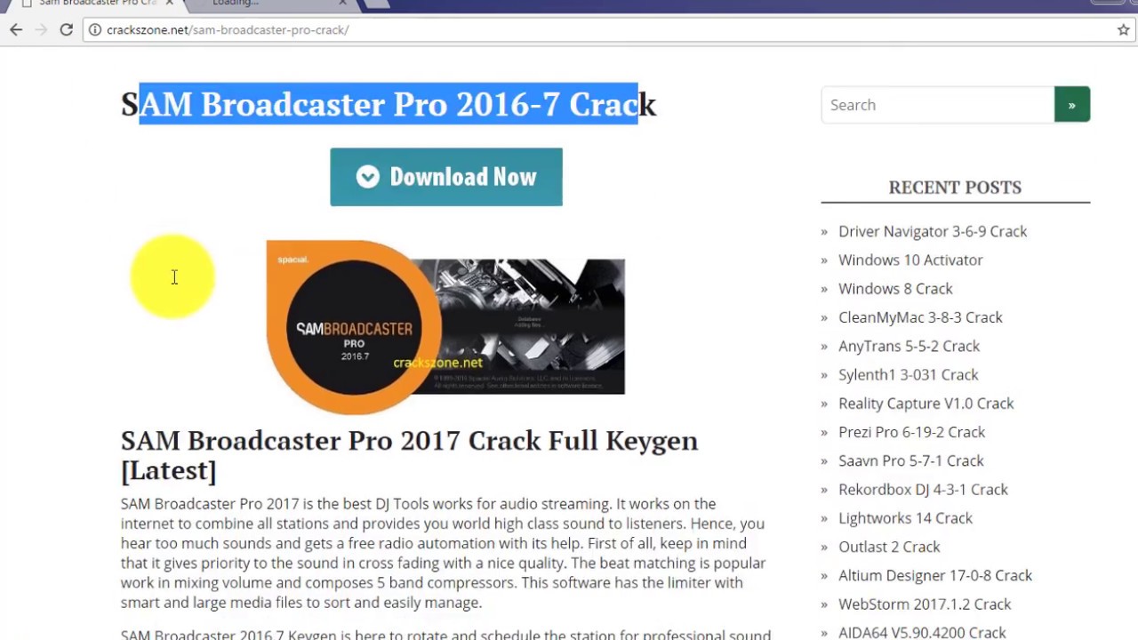 Sam broadcaster pro crack